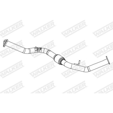 63 / ABGASROHR AUDI A4 07 10912
