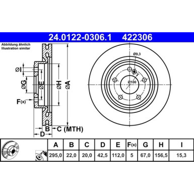 Bremsscheibe 24.0122-0306.1