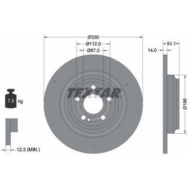 Bremsscheibe PRO+ 92306905 Bremsscheibe PRO+ 92306905