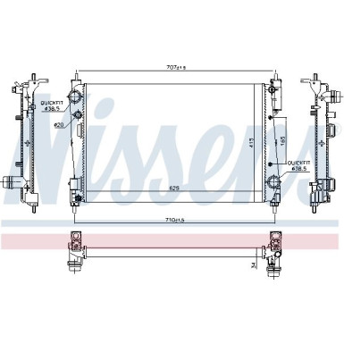 Wasserkühler PKW 61915