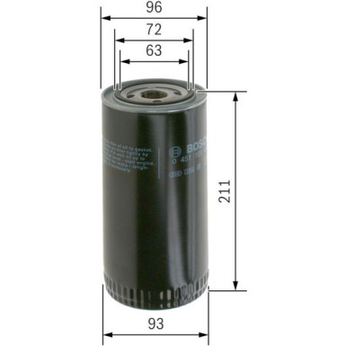 Ölfilter DAF,RENAULT TRUCKS,FENDT,IVECO 0 451 105 067 Ölfilter DAF,RENAULT TRUCKS,FENDT,IVECO 0 451 105 067