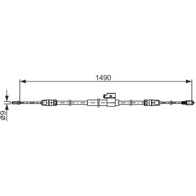 Handbremsseil FORD Transit V363 13 1987482832