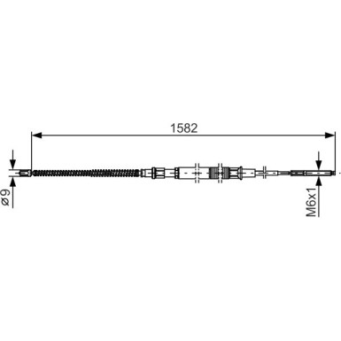 Handbremsseil 1987482124 Handbremsseil 1987482124