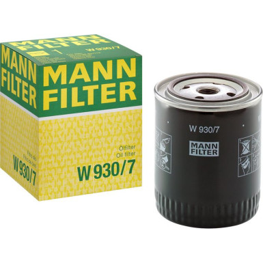 Mann & Hummel Ölfilter LKW CASE W 930/7 Mann & Hummel Ölfilter LKW CASE W 930/7