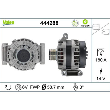 VALEO Generator 444288 VALEO RE-GEN AT VALEO Generator 444288 VALEO RE-GEN AT