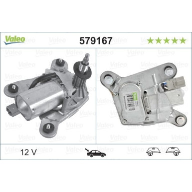 Wischermotor hinten HONDA 579167