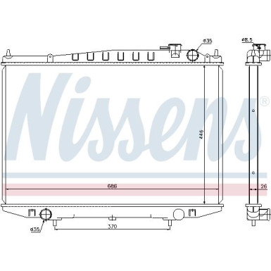 Wasserkühler PKW 67356 Wasserkühler PKW 67356