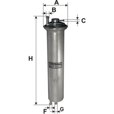 FILTRON Kraftstofffilter PP 832/2 FILTRON Kraftstofffilter PP 832/2