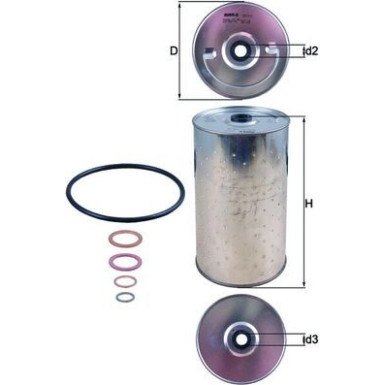 MAHLE Ölfilter OX 30D MAHLE Ölfilter OX 30D