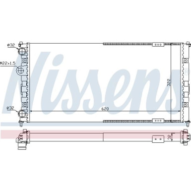 Wasserkühler PKW 67308