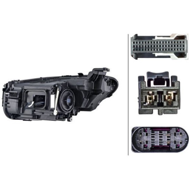 SCHEINWERFER R HELLA MERCEDES CLS C257 17 1EX 015 619-821