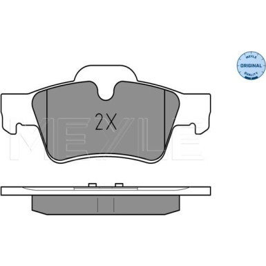 Bremsbelagsatz Db T. W164/251 252392318 Bremsbelagsatz Db T. W164/251 252392318