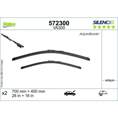 VALEO Scheibenwischer 572300 VALEO Scheibenwischer 572300