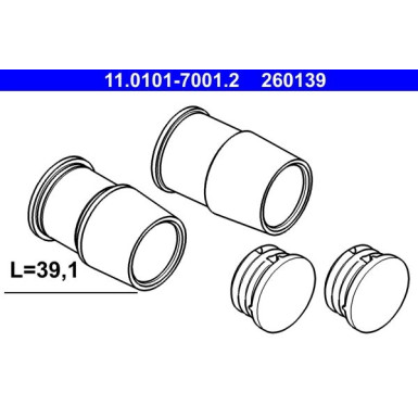 Führungshülsensatz, Bremssattel 11.0101-7001.2 Führungshülsensatz, Bremssattel 11.0101-7001.2