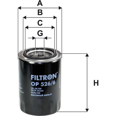 FILTRON Ölfilter OP 526/6 FILTRON Ölfilter OP 526/6