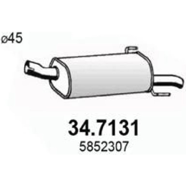 Endschalldämpfer 34.7131