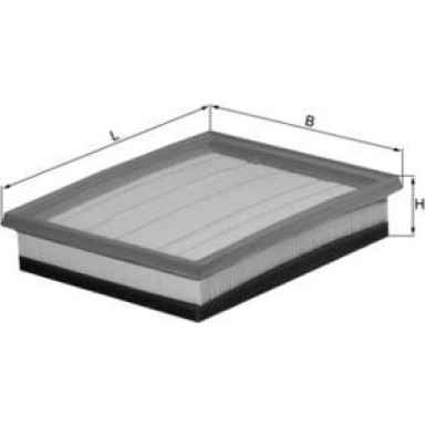MAHLE Luftfilter LX 1036/2 MAHLE Luftfilter LX 1036/2