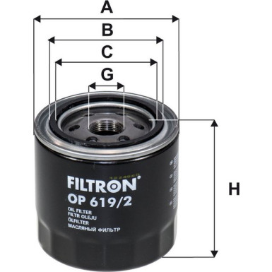 FILTRON Ölfilter OP 619/2 FILTRON Ölfilter OP 619/2