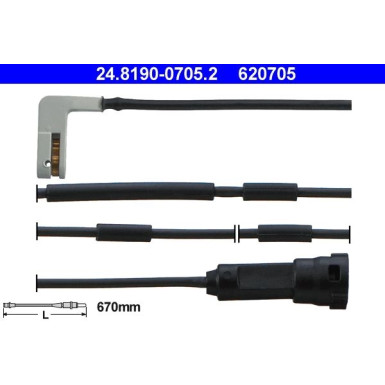ATE Verschleißsensor 24.8190-0705.2 ATE Verschleißsensor 24.8190-0705.2