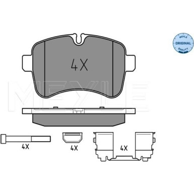 Bremsbelagsatz Iveco T. Daily 06-14 252923221