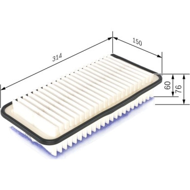 Luftfilter F 026 400 143 Luftfilter F 026 400 143
