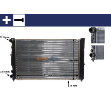 Kühler, Motorkühlung CR 647 000S