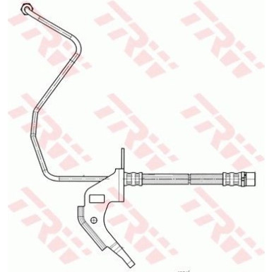PHD563 Bremsschl HA li inkl.Rohrl OPEL Astra,Zafira,Meriva 98