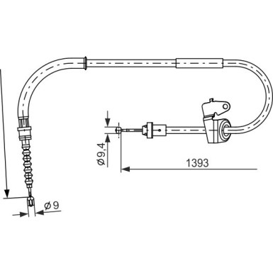 Handbremsseil li 1987482227 Handbremsseil li 1987482227