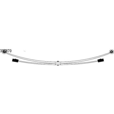 Federpaket - Federung/Dämpfung Db T. Sprinter 06- (1+1) (740/753mm) 10.337.870.00