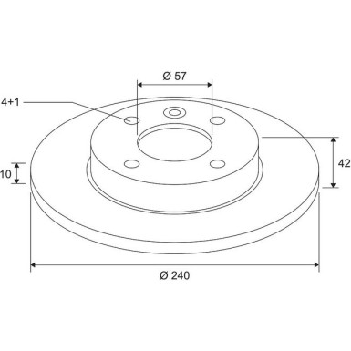 VALEO Bremsscheibe 672617