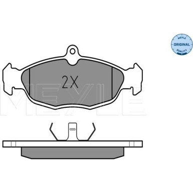 Bremsbelagsatz Opel P. Astra F/Co MEYLE-ORIGINAL: True to OE 252054716 Bremsbelagsatz Opel P. Astra F/Co MEYLE-ORIGINAL: True to OE 252054716