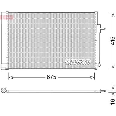 DENSO Klimaanlagenkühler DCN15001 DENSO Klimaanlagenkühler DCN15001