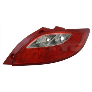 Heckleuchte R O K-PLATTE ROT/WEISS MAZDA 2 10,07-10,14 3703,659,1