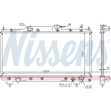 Wasserkühler PKW 64783A