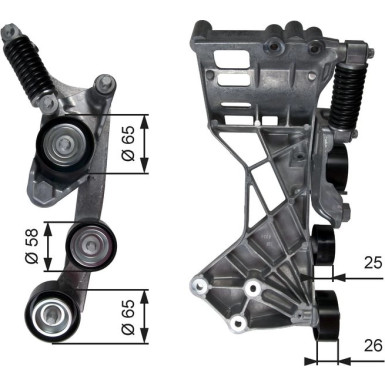 Spannrolle, Keilrippenriemen T39136 Spannrolle, Keilrippenriemen T39136