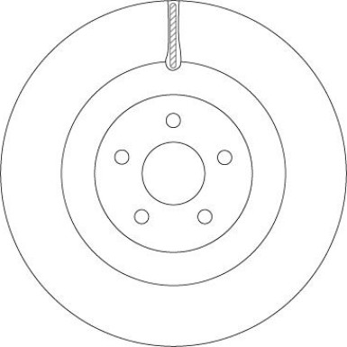51 481 091 Bremsscheibe VA DF6871 51 481 091 Bremsscheibe VA DF6871