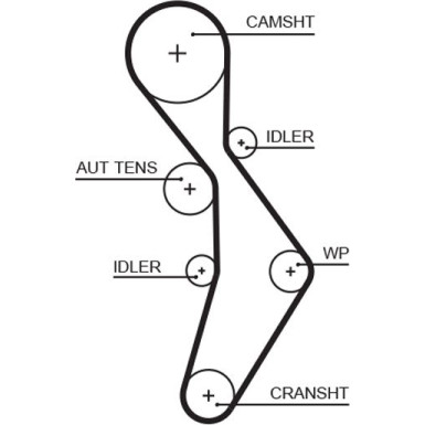 Zahnriemensatz K035604XS Zahnriemensatz K035604XS