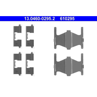 ATE Zubehör, Bremsbeläge 13.0460-0295.2 ATE Zubehör, Bremsbeläge 13.0460-0295.2