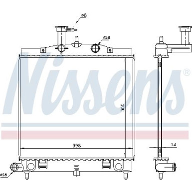 Wasserkühler PKW 66760