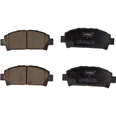 Bremsbelagsatz Toyota P. Avensis 97-/Carina E 94 19-1151 Bremsbelagsatz Toyota P. Avensis 97-/Carina E 94 19-1151