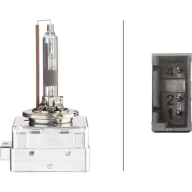 HELLA Glühlampe, Hauptscheinwerfer 8GS 007 949-501