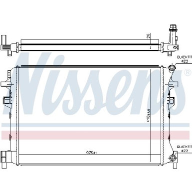 Wasserkühler PKW 65328 Wasserkühler PKW 65328