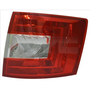 Heckleuchte R O K-PLATTE ROT/WEISS SKODA OCTAVIA KOMBI 11,12-2,17 11-12675-01-2