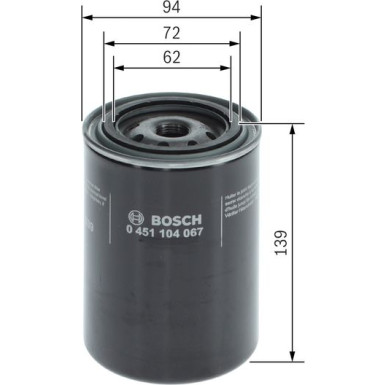 Ölfilter 0 451 104 067 Ölfilter 0 451 104 067