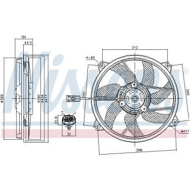 Kühlerlüfter PKW CITROEN C4 04 85561 Kühlerlüfter PKW CITROEN C4 04 85561