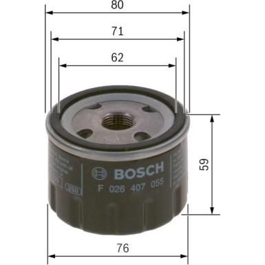 Ölfilter F 026 407 055 Ölfilter F 026 407 055