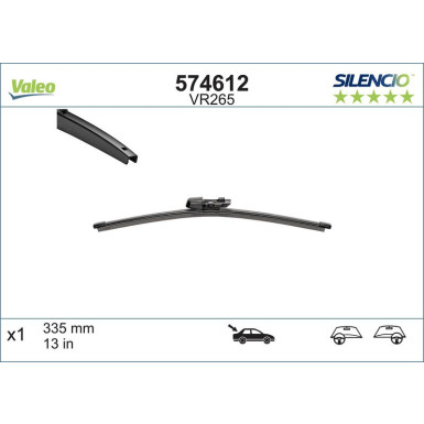 VM265 VALEO Silencio X.TRM HECK 574612 VM265 VALEO Silencio X.TRM HECK 574612