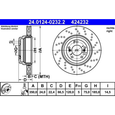 Bremsscheibe 24.0124-0232.2