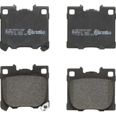 BREMBO Bremsklötze HA P 83 186 BREMBO Bremsklötze HA P 83 186