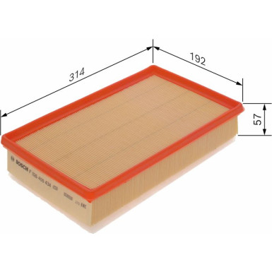 Luftfilter F 026 400 434 Luftfilter F 026 400 434